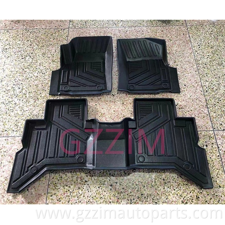 Auto inner parts floor mats foot pad For Hilux Vigo 2012+